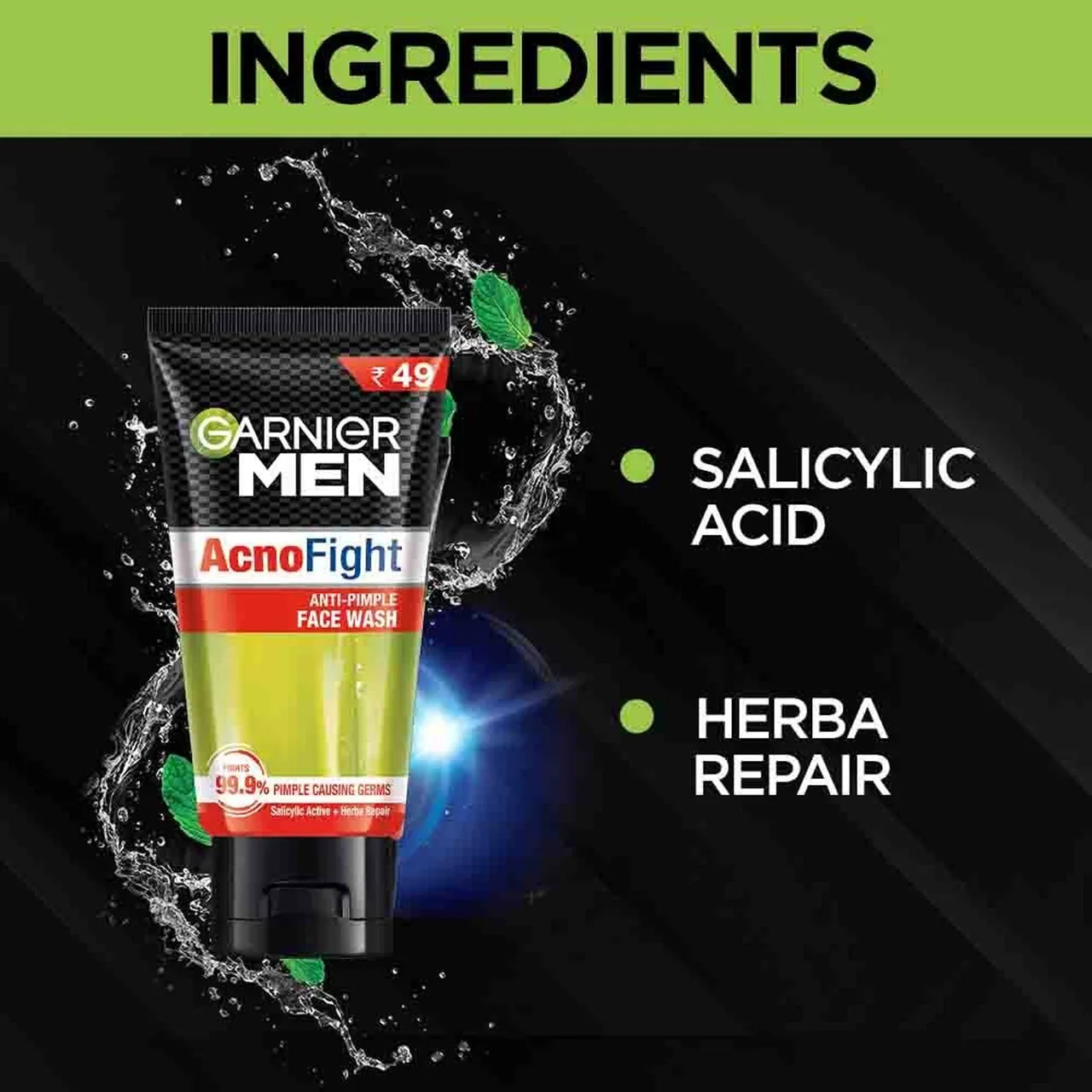 Garnier Men Acno Fight Facewash - 150 Gram